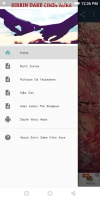 Sirrin Dake Cikin Aure android App screenshot 6
